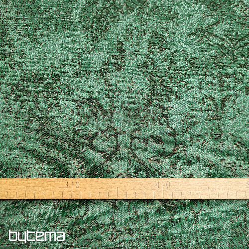 Tapestry fabric GREEN MARBLE