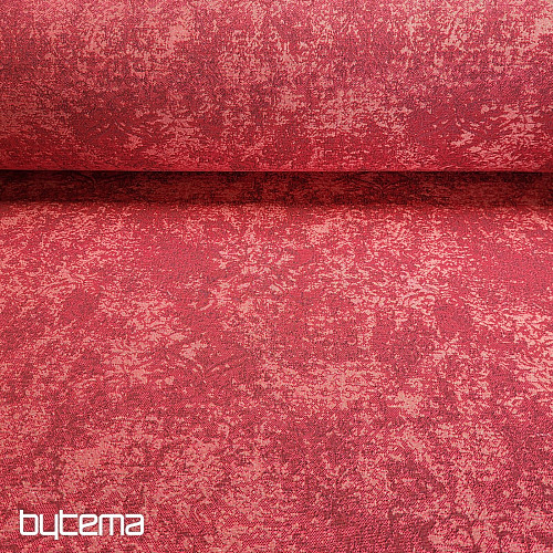 Tapestry fabric RED MARBLE