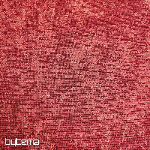 Tapestry fabric RED MARBLE
