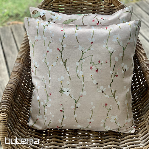Decorative pillow cover Twigs of NOA small pink