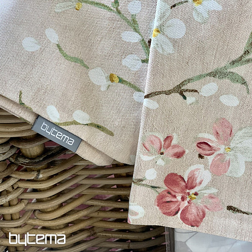 Decorative pillow cover Twigs of NOA small pink