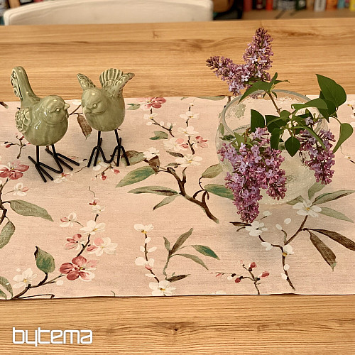 Tablecloth and shawl KVÄT NOA pink