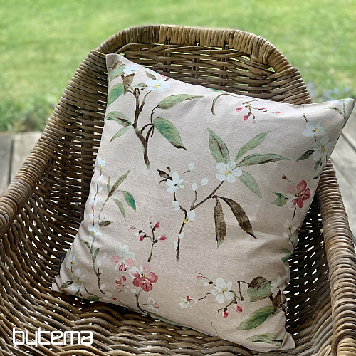Decorative pillowcase NOA FLOWER pink