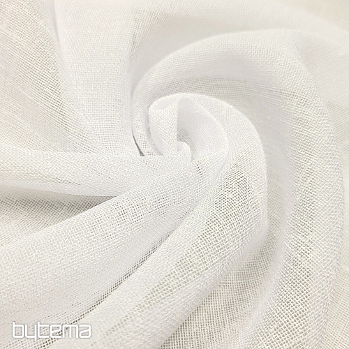 Finished luxury curtain GERSTER 11334/01 white