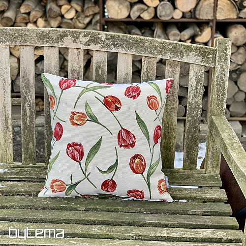 Tapestry cushion cover TULIPS III large pattern