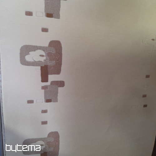 Light beige woolen carpet