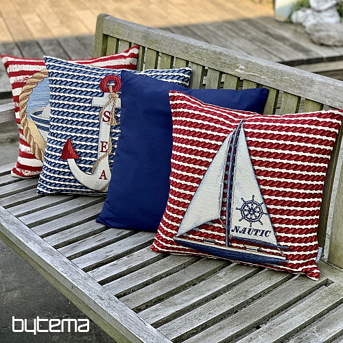 Decorative cushion cover LISO NAVY BLUE
