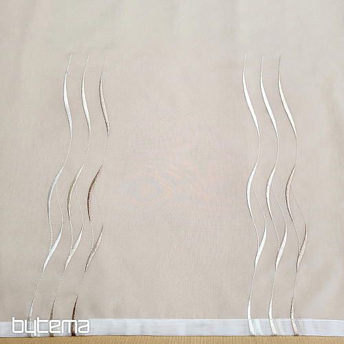Finished curtain WAVE BEIGE