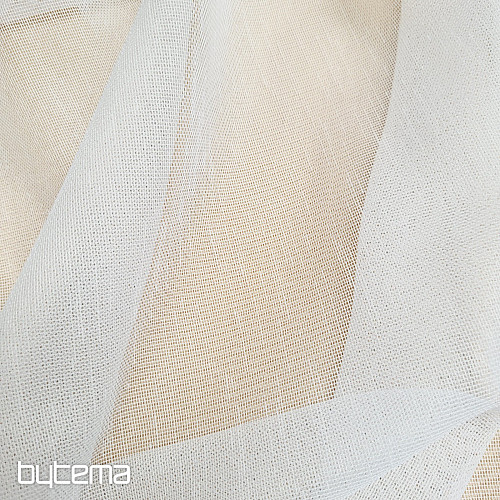 Finished jacquard curtain WHITE