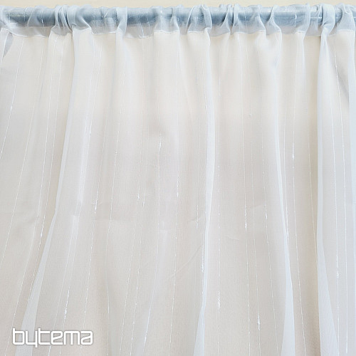 Finished curtain GERSTER smooth white