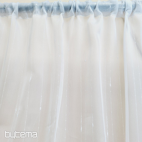 Finished curtain GERSTER smooth white