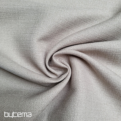 One-color designer decorative fabric GERSTER 7650 GRAY 870