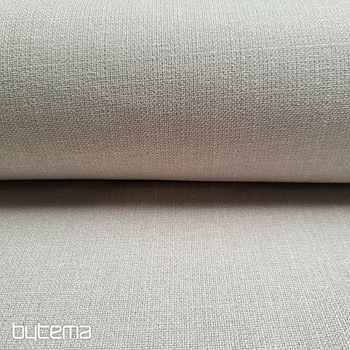One-color designer decorative fabric GERSTER 7650 GRAY 870