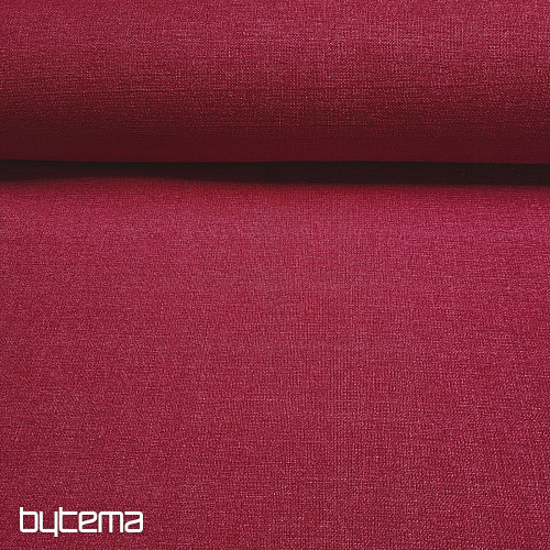 One-color designer decorative fabric GERSTER 7650 BORDÓ 430