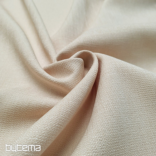 One-color designer decorative fabric GERSTER 7650 SV. BEIGE 23