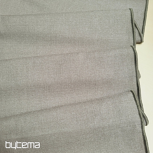 Solid color designer decorative fabric GERSTER 7650 GREY BEIGE 0840