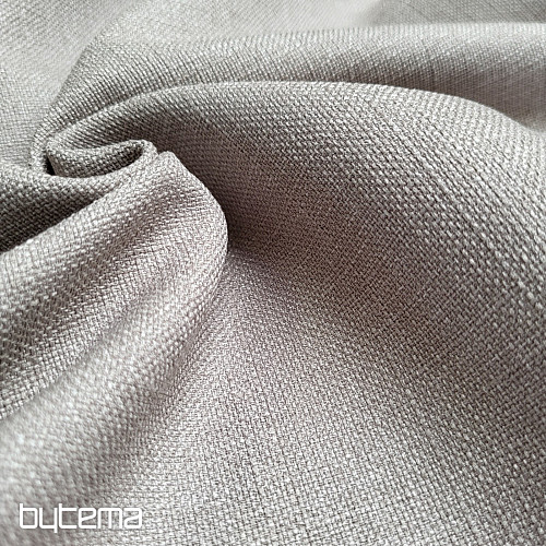 Solid color designer decorative fabric GERSTER 7650 GREY BEIGE 0840