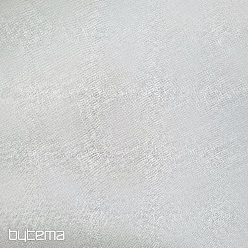 One-color designer decorative fabric GERSTER 7650 WHITE 02