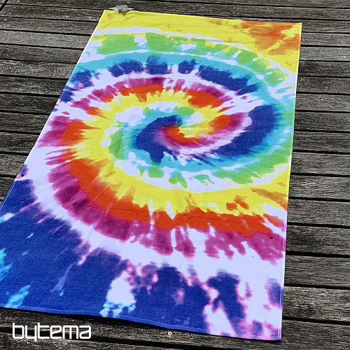 Beach towel RAINBOW SWIRL