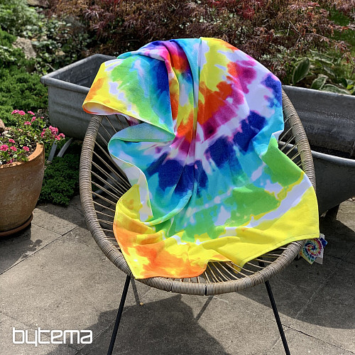 Beach towel RAINBOW SWIRL