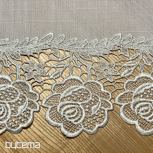 WHITE ROSE LACE tablecloth