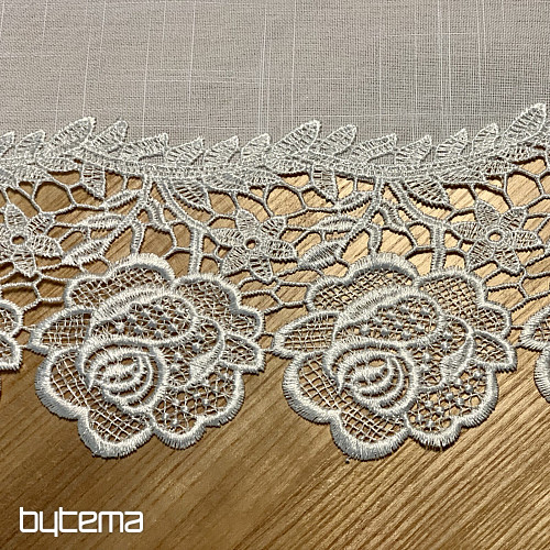 WHITE ROSE LACE tablecloth