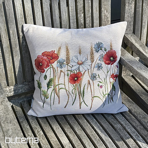 Tapestry cushion cover FIELD FLOWERS