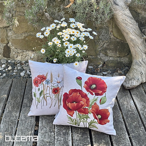 Tapestry cushion cover FIELD FLOWERS
