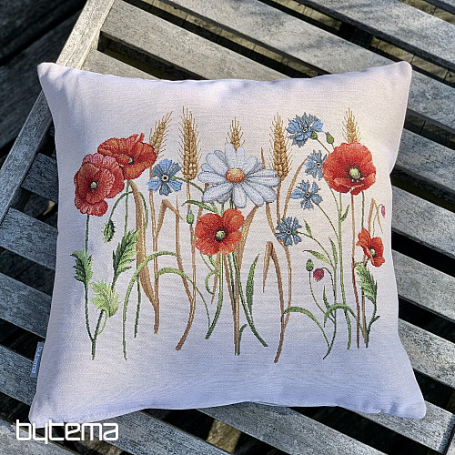 Tapestry cushion cover FIELD FLOWERS