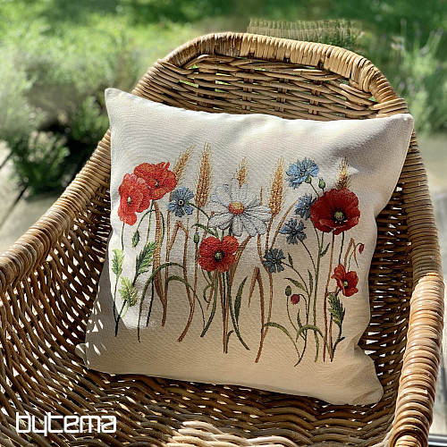 Tapestry cushion cover FIELD FLOWERS