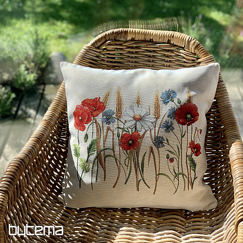 Tapestry cushion cover FIELD FLOWERS