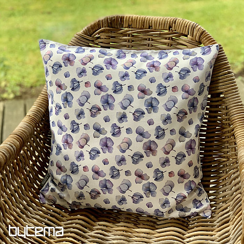 Decorative coating MONTANA VIOLET BLUE FLOWERS