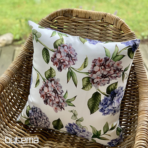 Decorative cushion cover HYDRANGEA BLUE