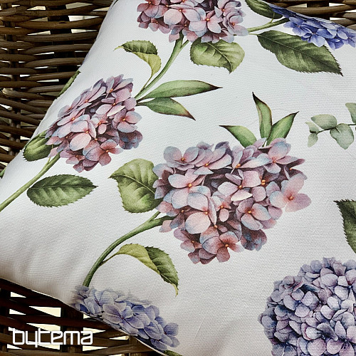 Decorative cushion cover HYDRANGEA BLUE
