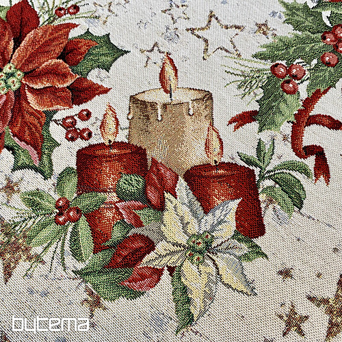 Tapestry tablecloth and shawl CANDLES ON THE STARS