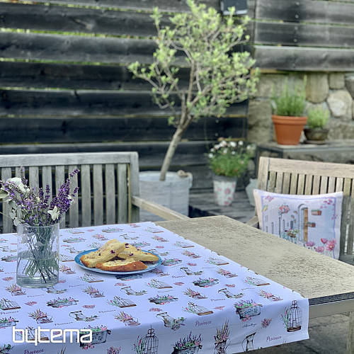 WHITE PROVENCE tablecloth