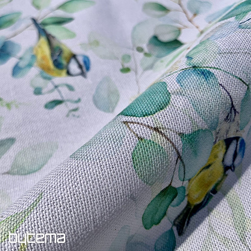 Tablecloth and scarf BIRDS ON A Twig