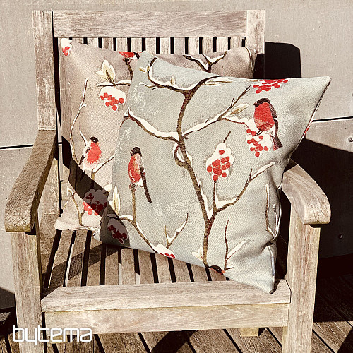 Luxury pillow HÍL grey-blue
