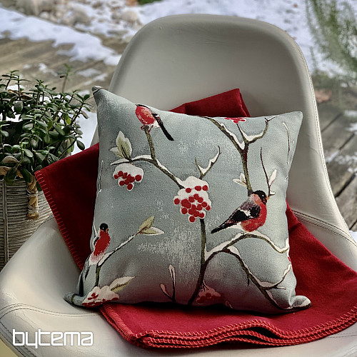 Luxury pillow HÍL grey-blue