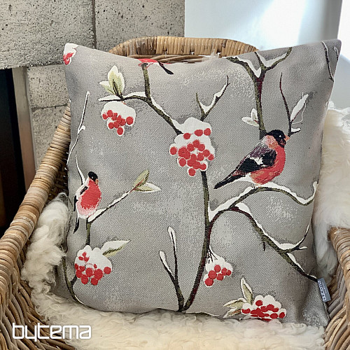 Luxury pillow HÍL beige-grey