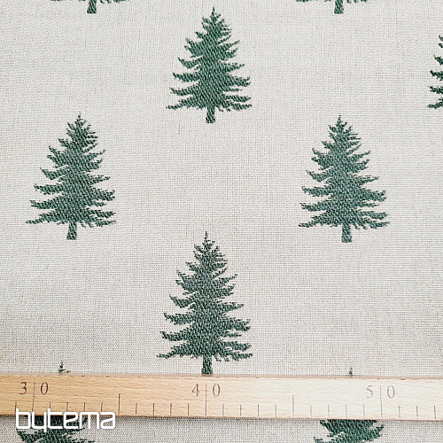 Luxury decorative fabric APPIANO GREEN