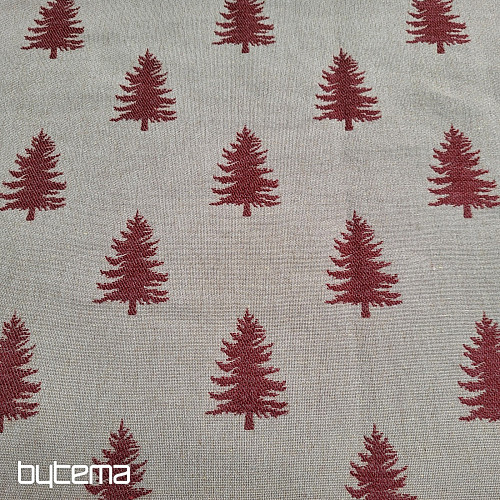 Luxury decorative fabric APPIANO RED