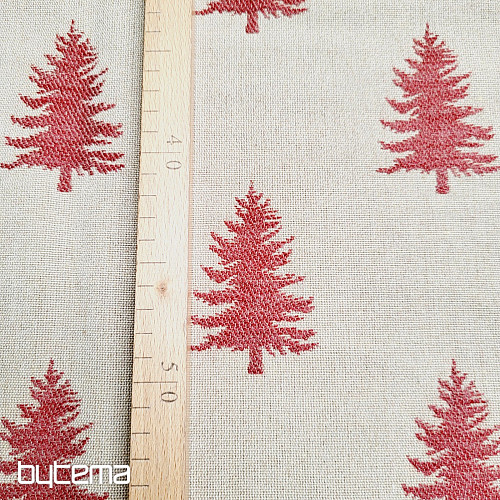 Luxury decorative fabric APPIANO RED