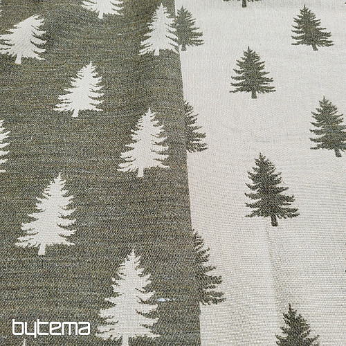 Luxury decorative fabric APPIANO BROWN