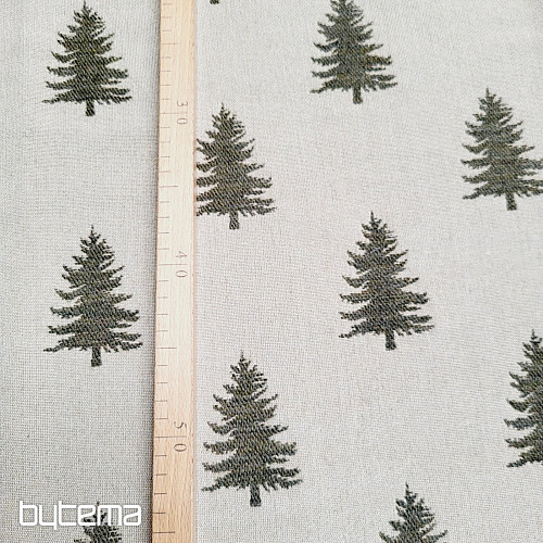 Luxury decorative fabric APPIANO BROWN
