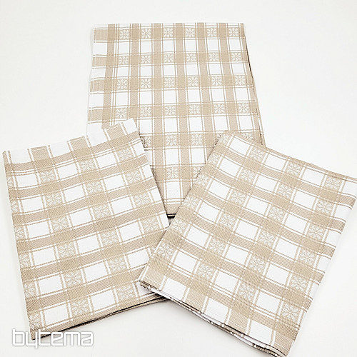 Towels Egypt. cotton CUBE WITH FLOWER 3 pcs