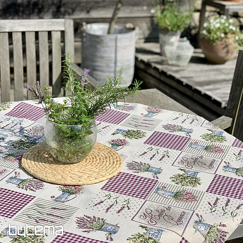 Tapestry tablecloth and shawl FLOWERS FROM PROVENCE