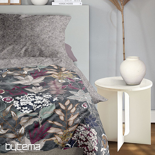IRISETTE luxury cotton satin WAVE 8571-90 COLORFUL FLOWERS