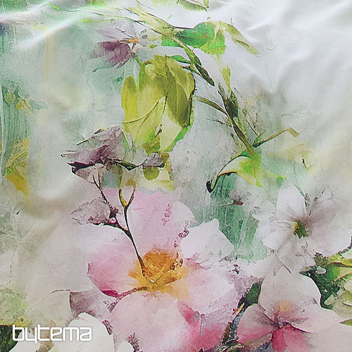 IRISETTE luxury cotton satin TOKIO 8572-30 MONET