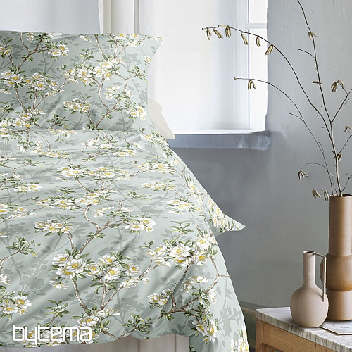 IRISETTE luxury cotton satin TOKIO 8537-30 MENTOL
